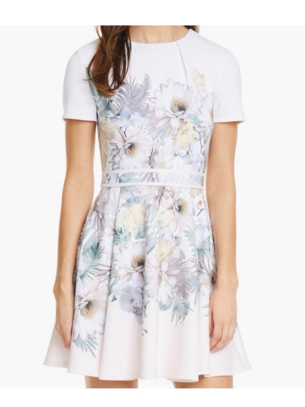 Ted Baker Haylinn Woodland Jersey Skater Dress Size 2